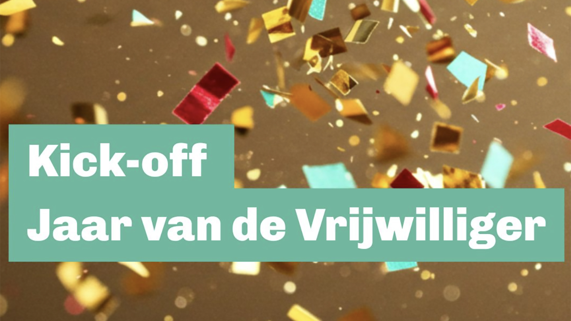 Foto: Jaar van de Vrijwilliger start in februari