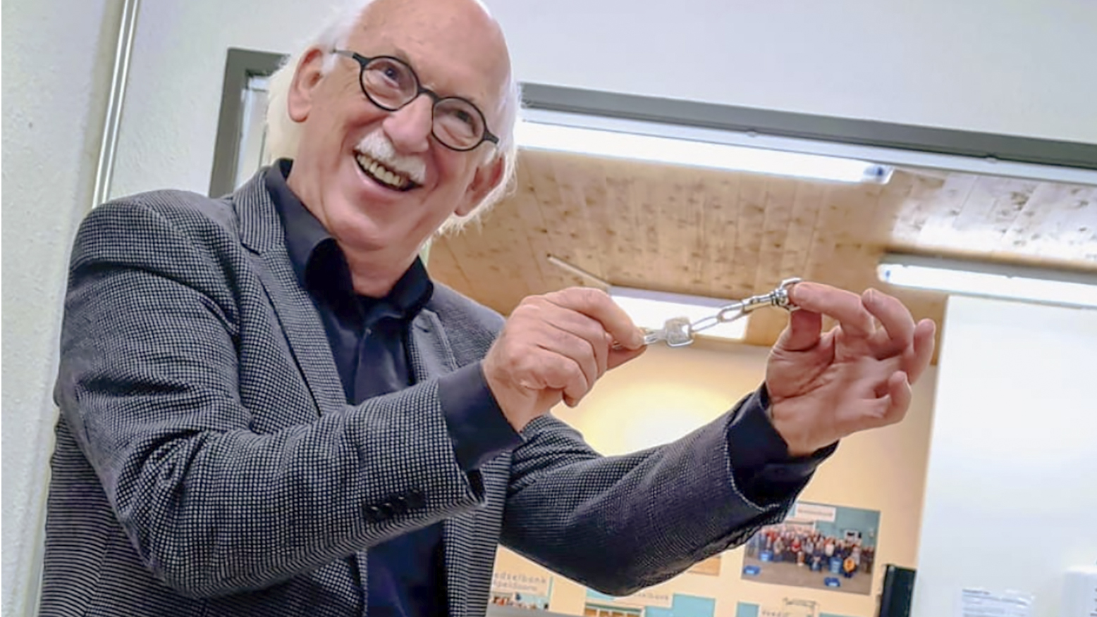 Foto: Johan Kruithof neemt afscheid van de Voedselbank Apeldoorn