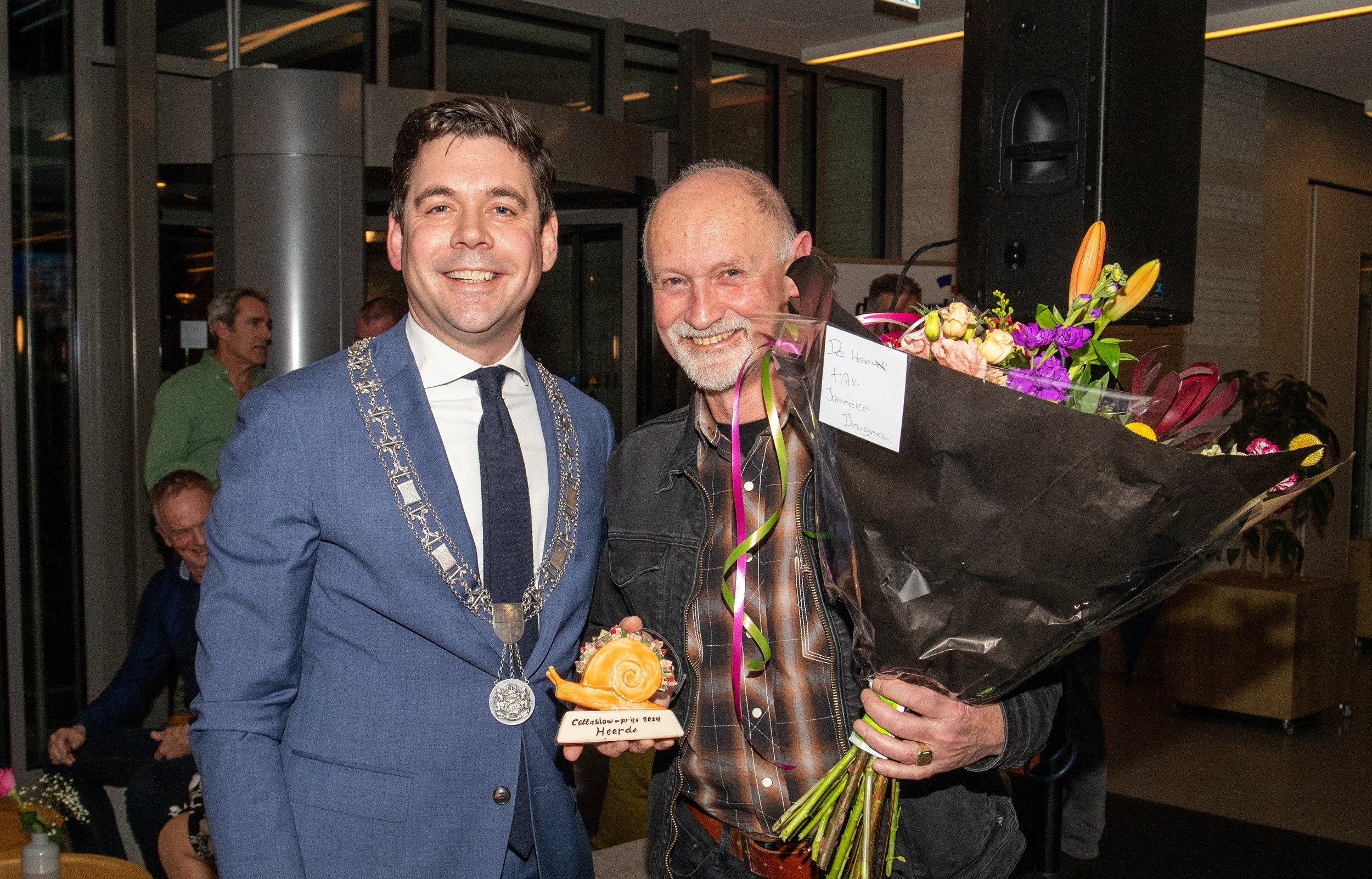 Foto: Werkgroep ‘Wereldwijd Naoberschap’ winnaar Cittaslowprijs