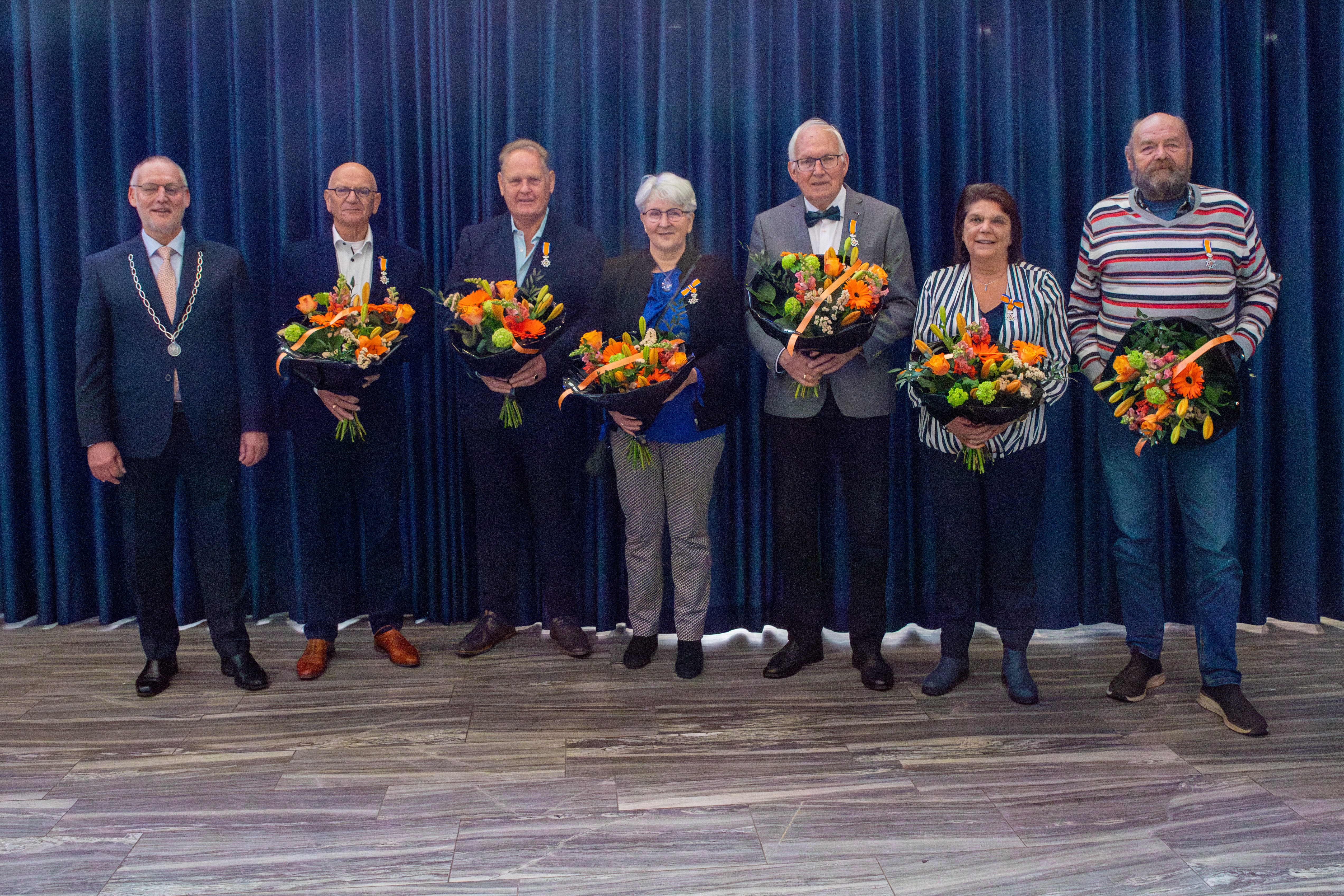 Foto: Zeven inwoners ontvingen een lintje in Epe