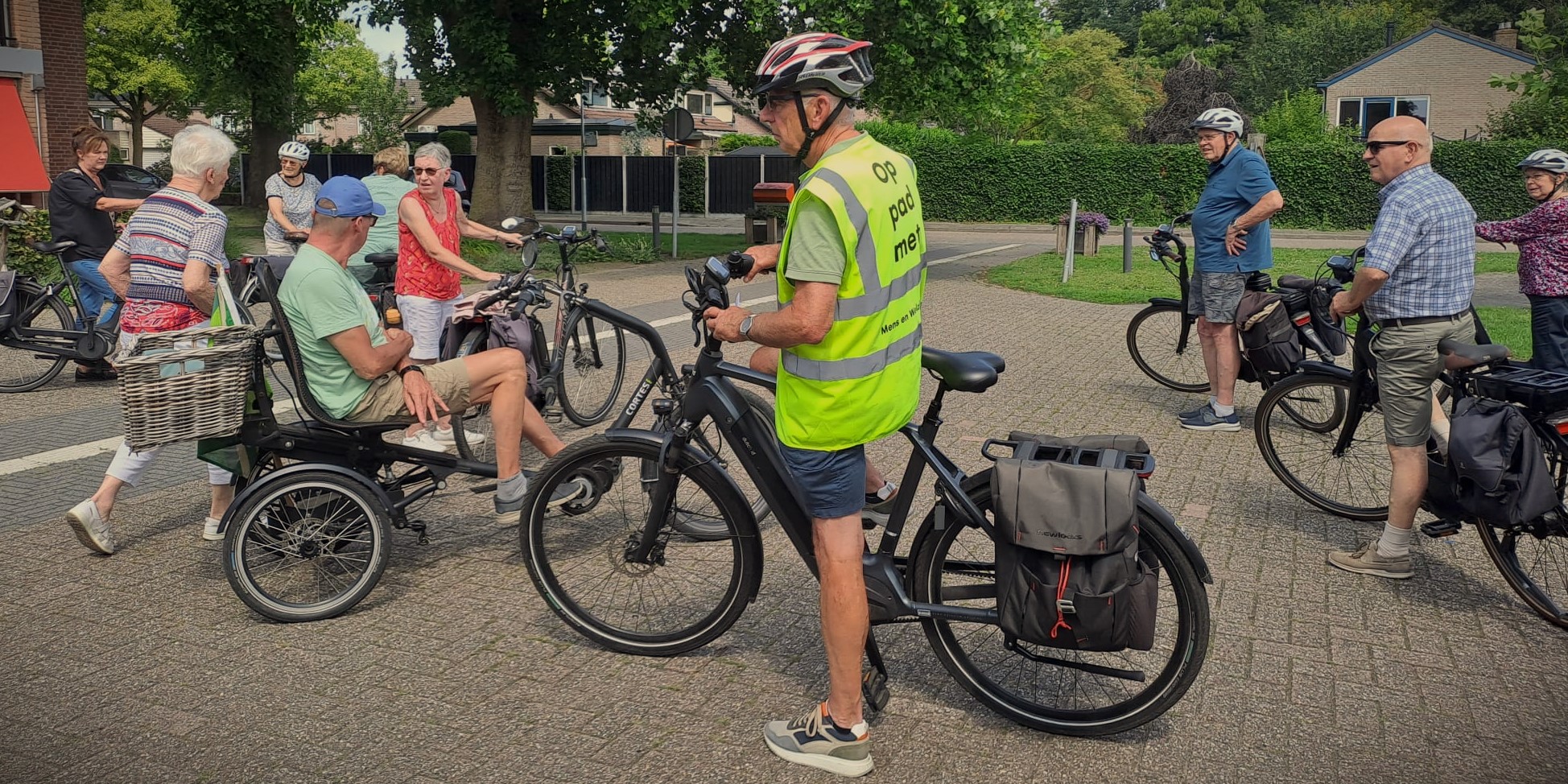Foto: Fietsgroep Voorst trapt door, ook in de winter