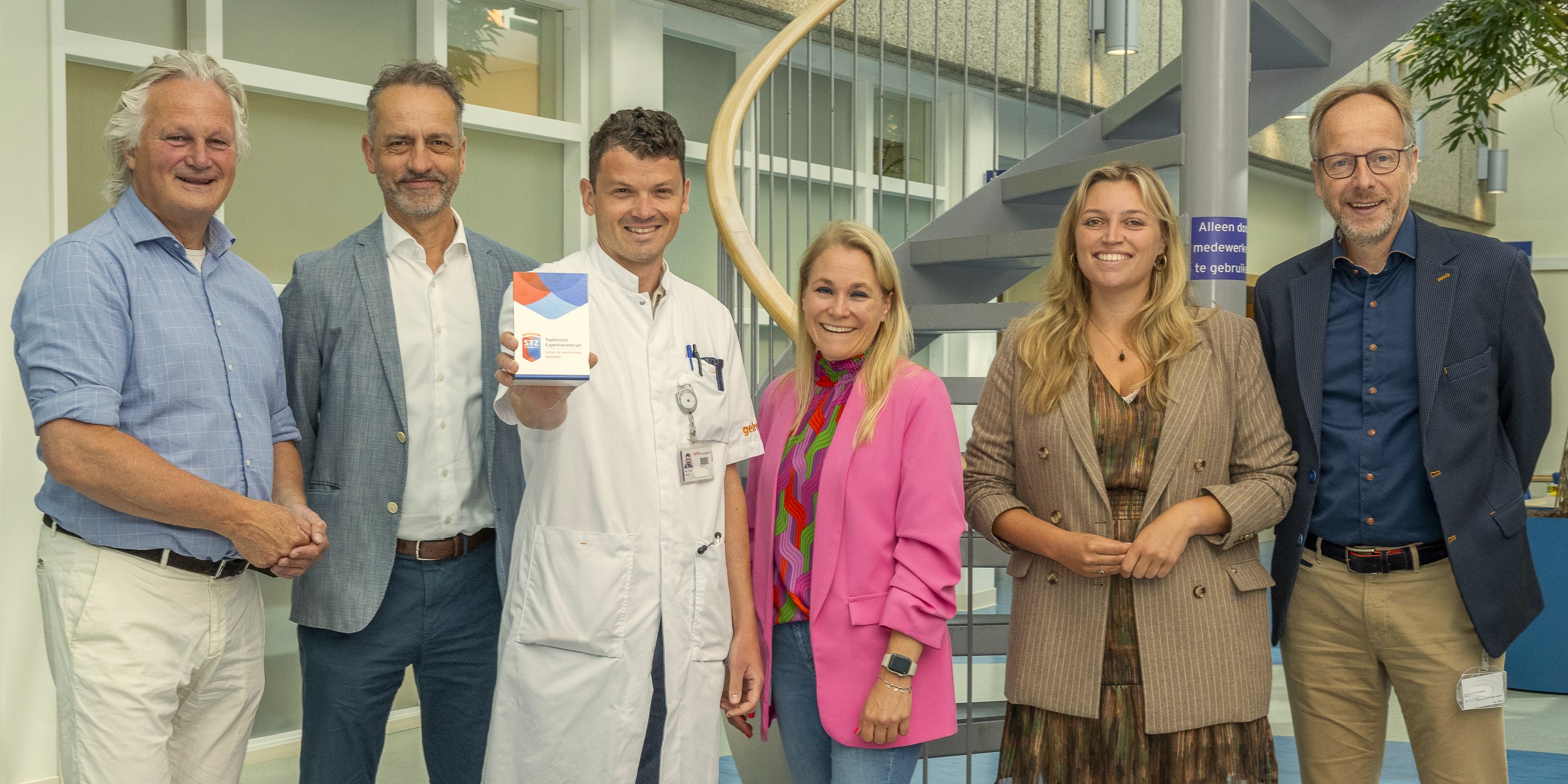 Foto: Uitreiking TEC-bordjes bij Gelre ziekenhuizen