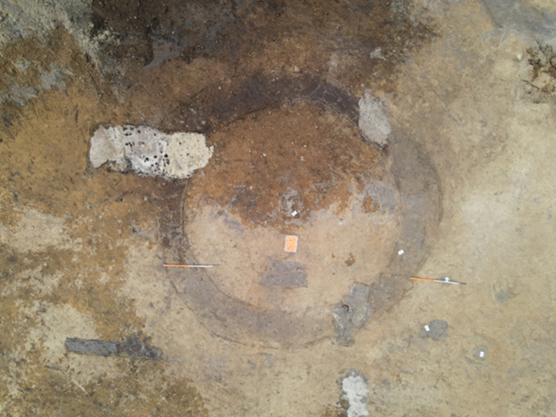 Foto: Grafveld gevonden bij archeologisch onderzoek Bonenburgerlaan Heerde