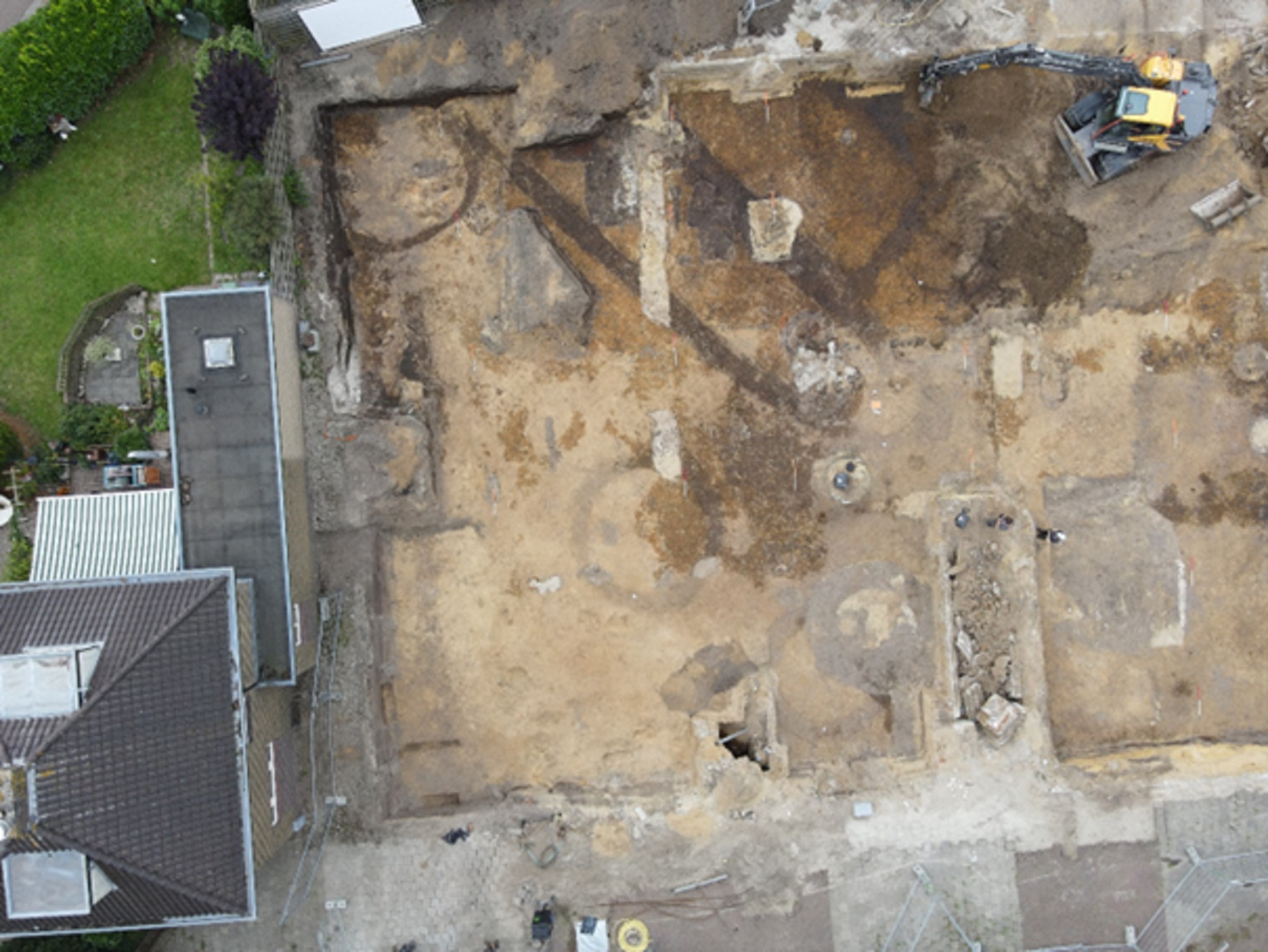 Foto: Grafveld gevonden bij archeologisch onderzoek Bonenburgerlaan Heerde