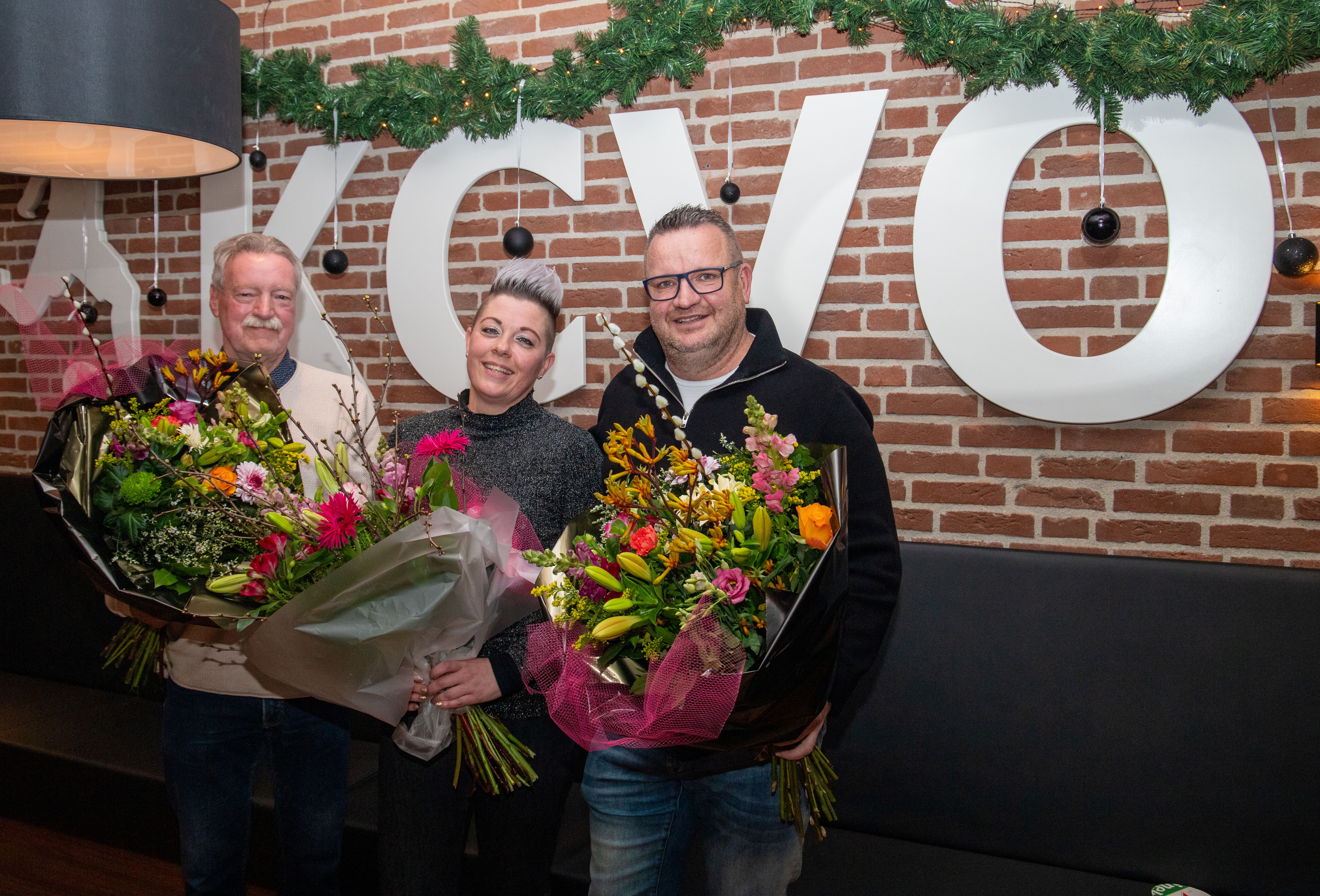 Foto: KCVO niet alleen nieuwe verenigingsmensen rijker, maar ook een erelid