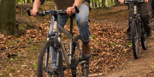 Foto: Vrijwillige vignetten voor mountainbikers en ruiters