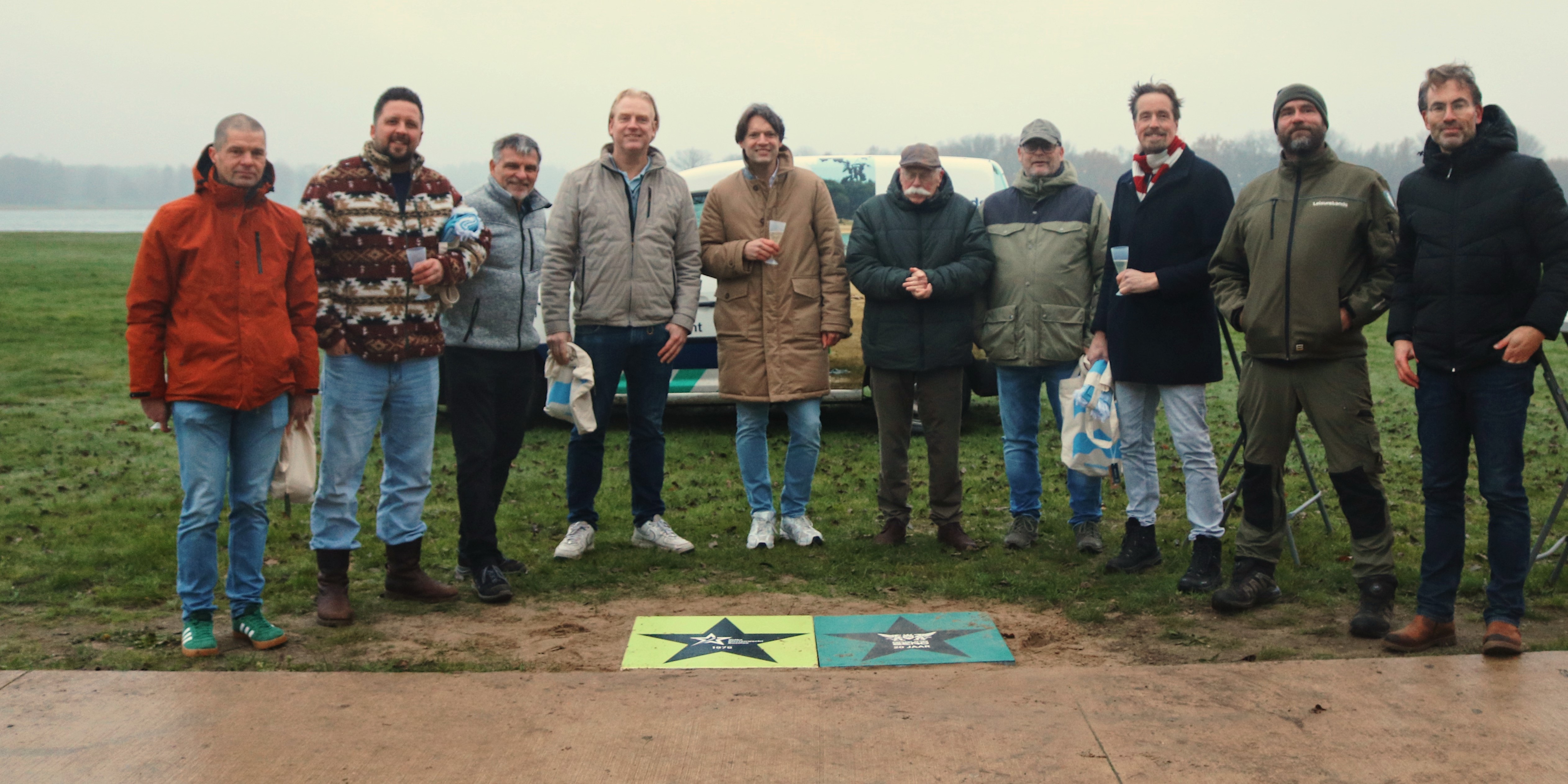 Foto: Walk of Fame uitgebreid met twee Tegels als eerbetoon