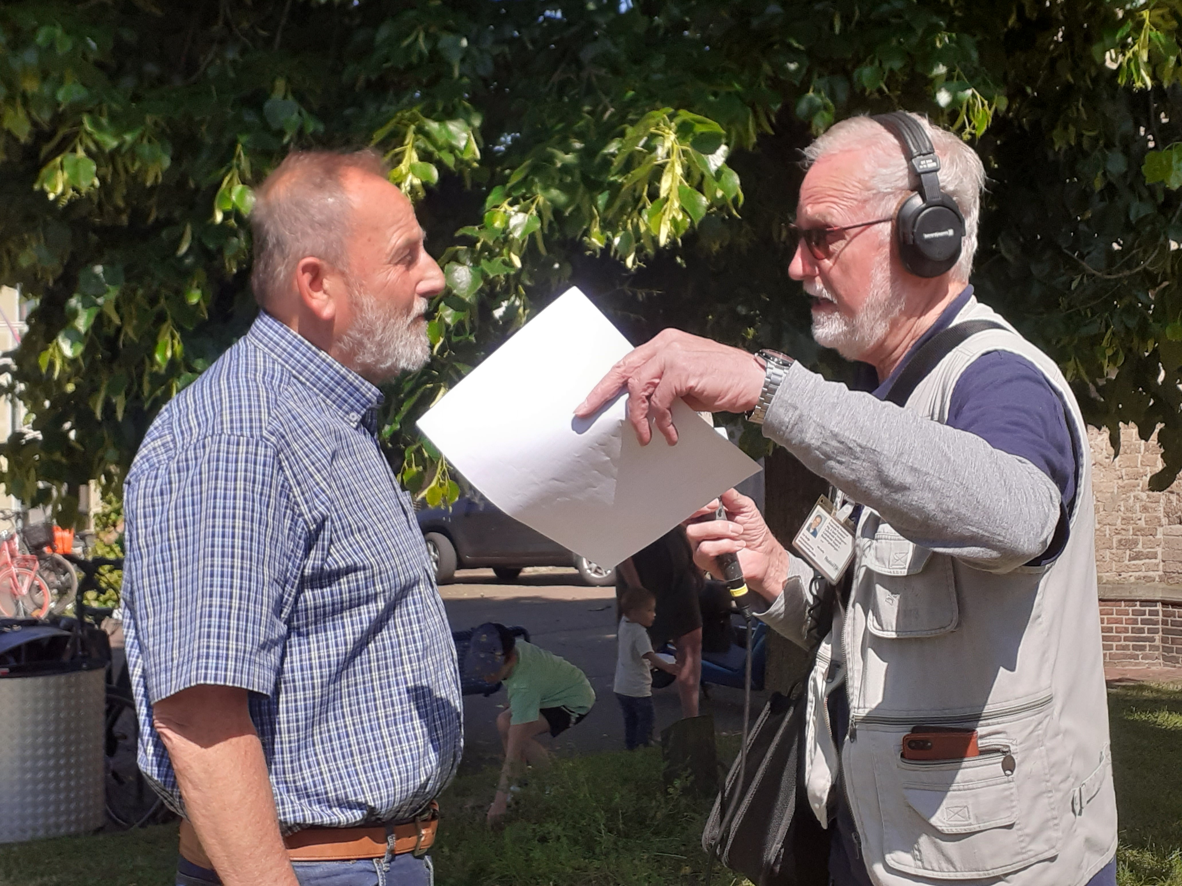 Foto: De Praotstoel in het zonnetje