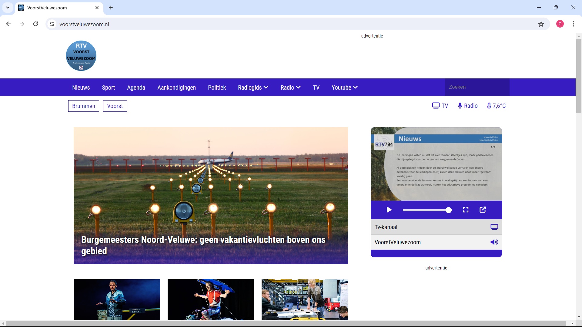 Foto: Nieuwe website VoorstVeluwezoom 