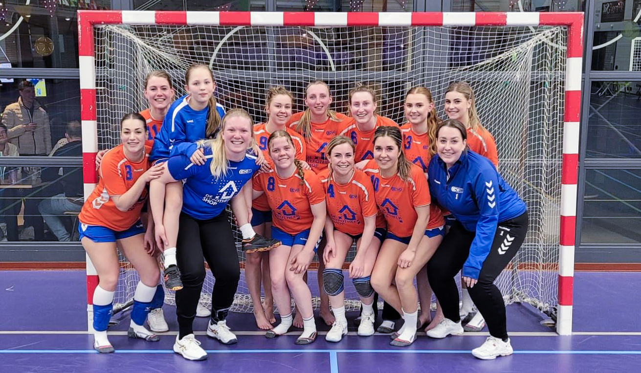 Foto: CVO Dames 1 verliest nipt van Angeren, maar handhaaft zich in de eerste klasse