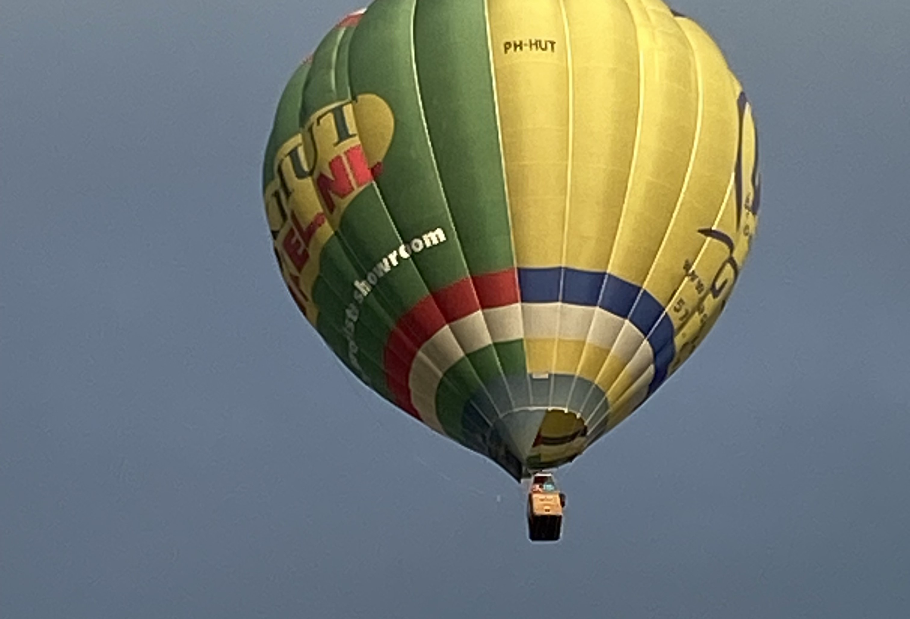 Foto: En dan …… de lucht in