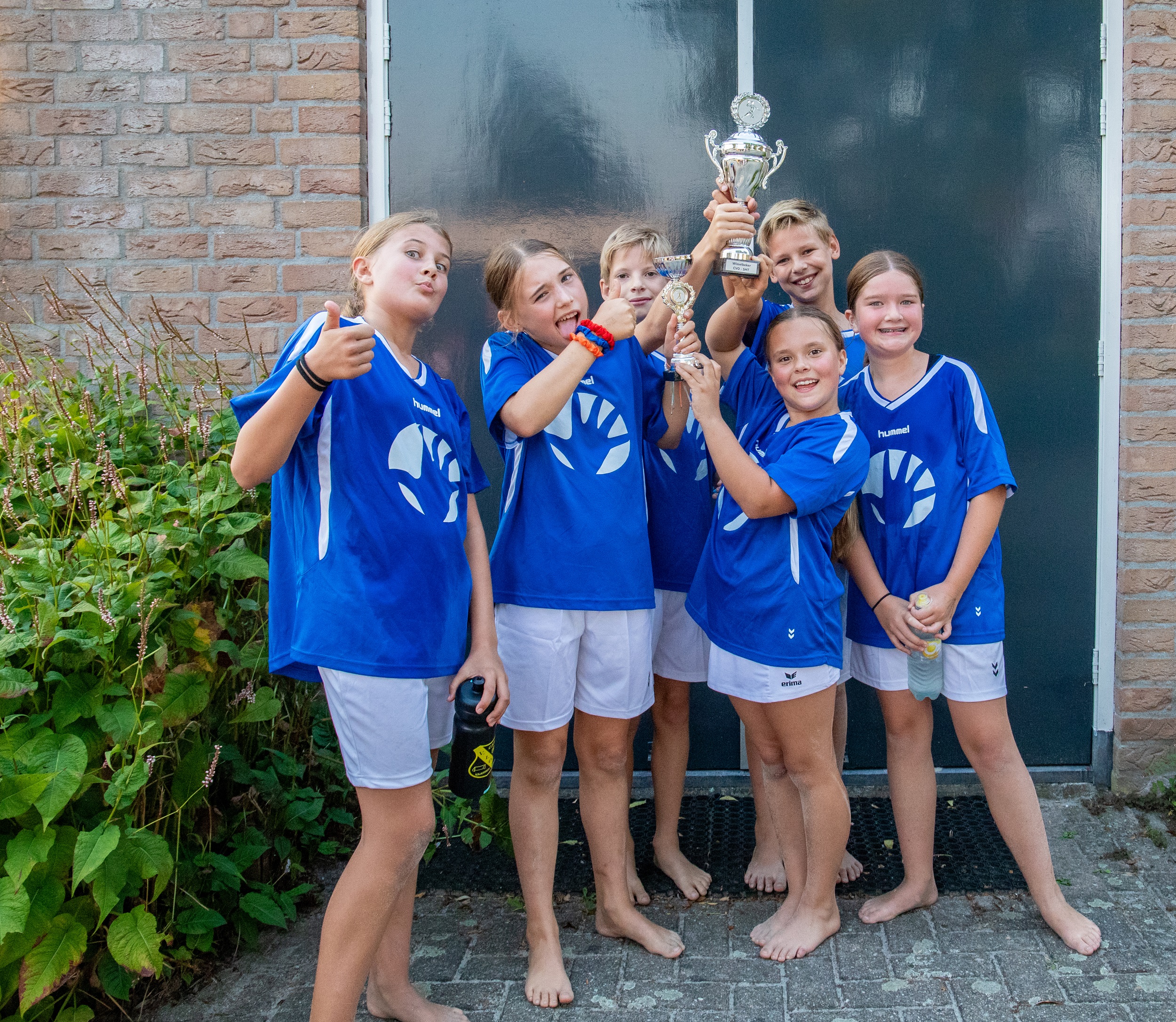 Foto: Succesvol Schoolhandbaltoernooi bij Handbalvereniging CVO in Vaassen