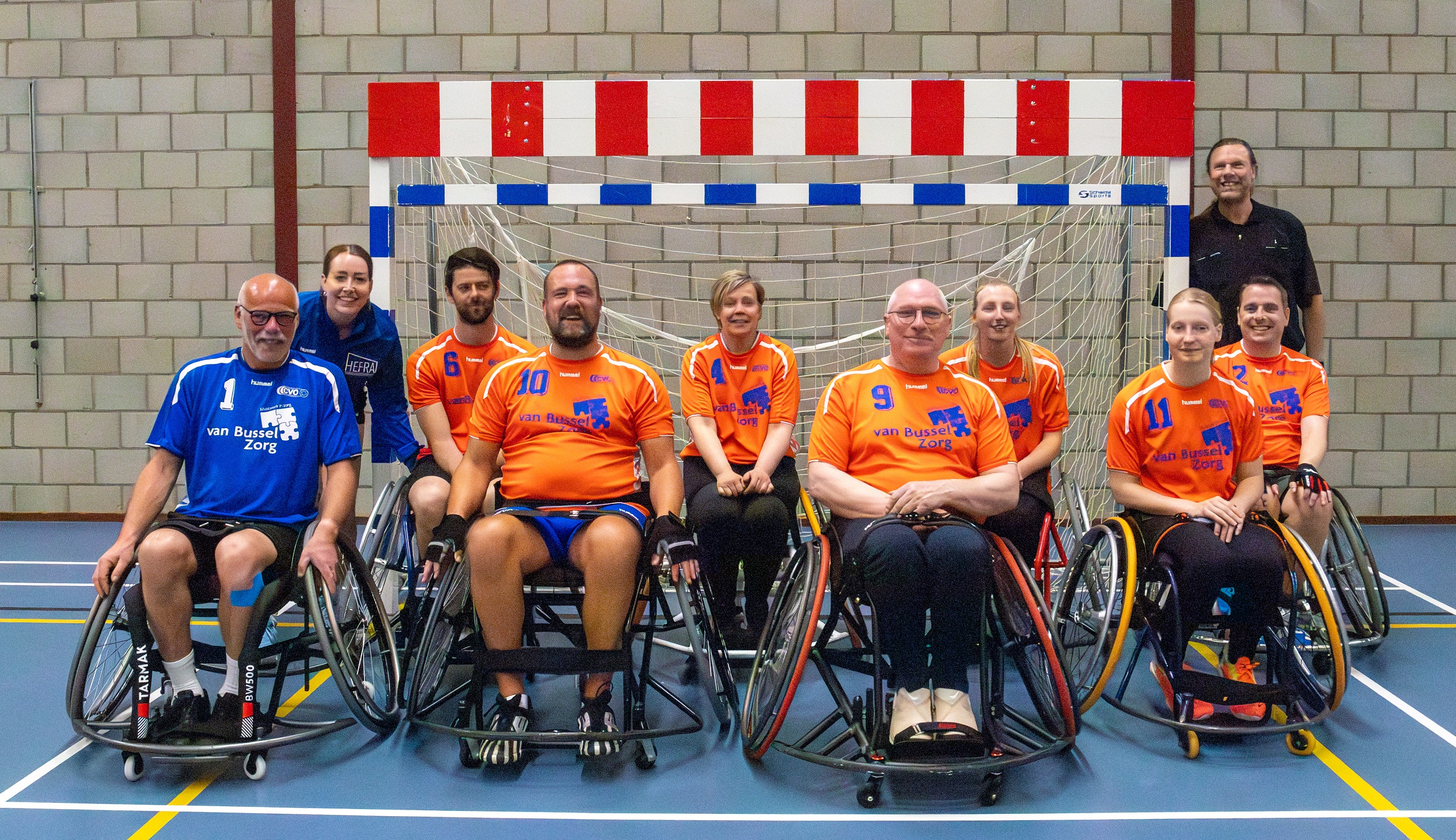 Foto: Liese Wijngaards speelt sleutelrol in nationale rolstoelhandbalteam