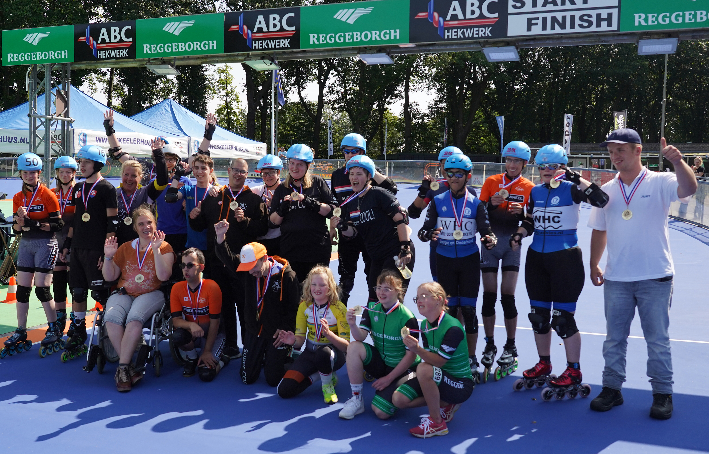 Foto: Mooie afsluiting landelijke skeelercompetitie