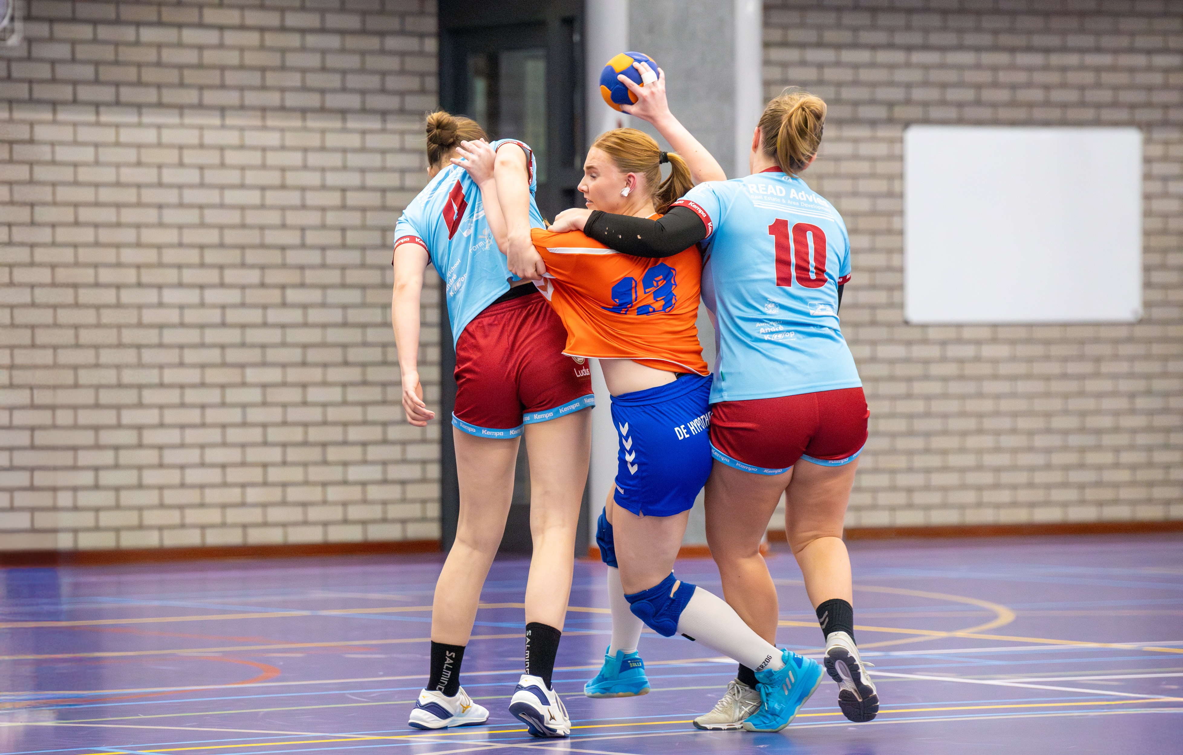 Foto: CVO pakt knap punt in spannende wedstrijd tegen DFS