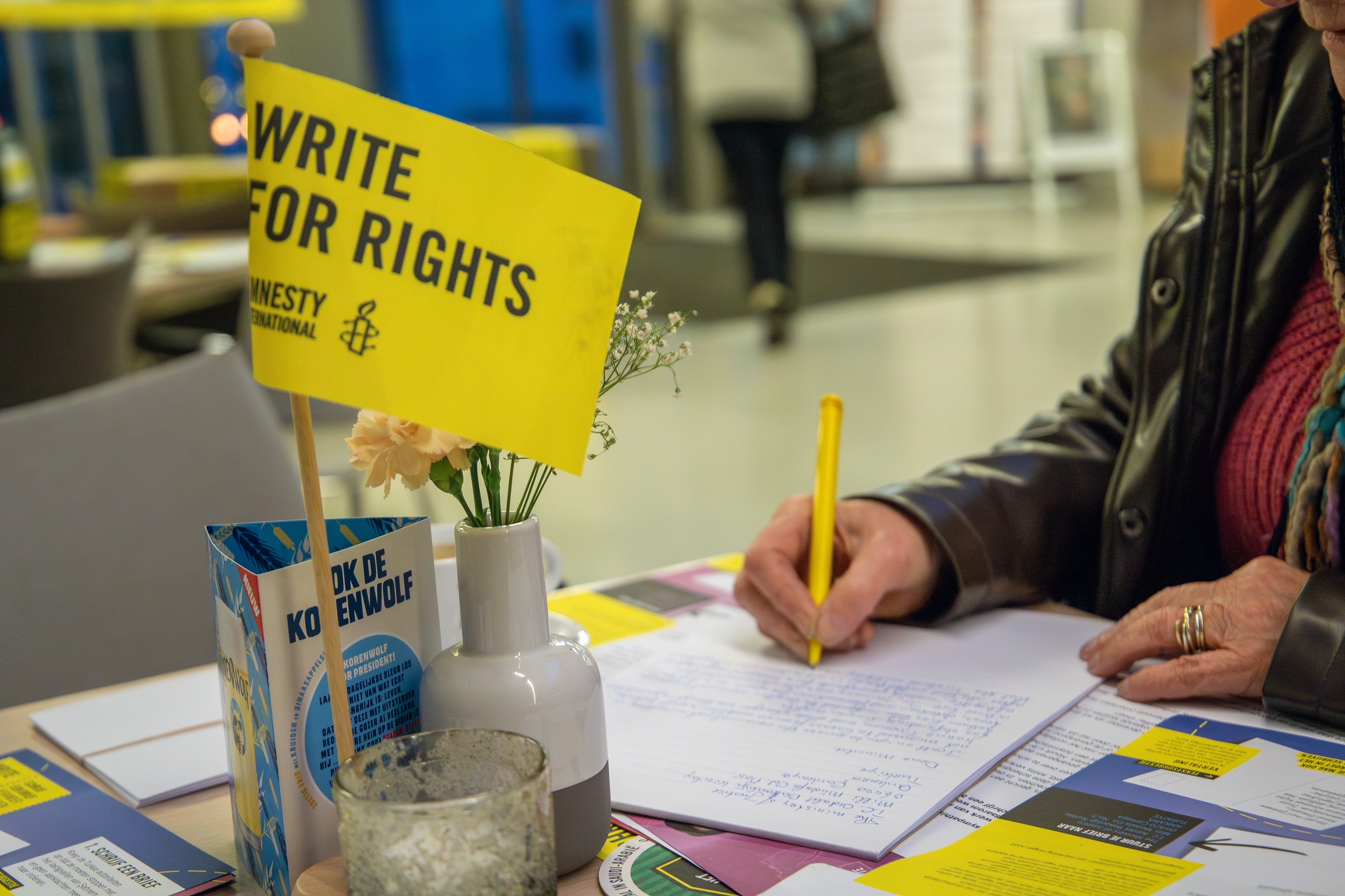 Foto: Write for Rights: Samen in actie tegen onrecht