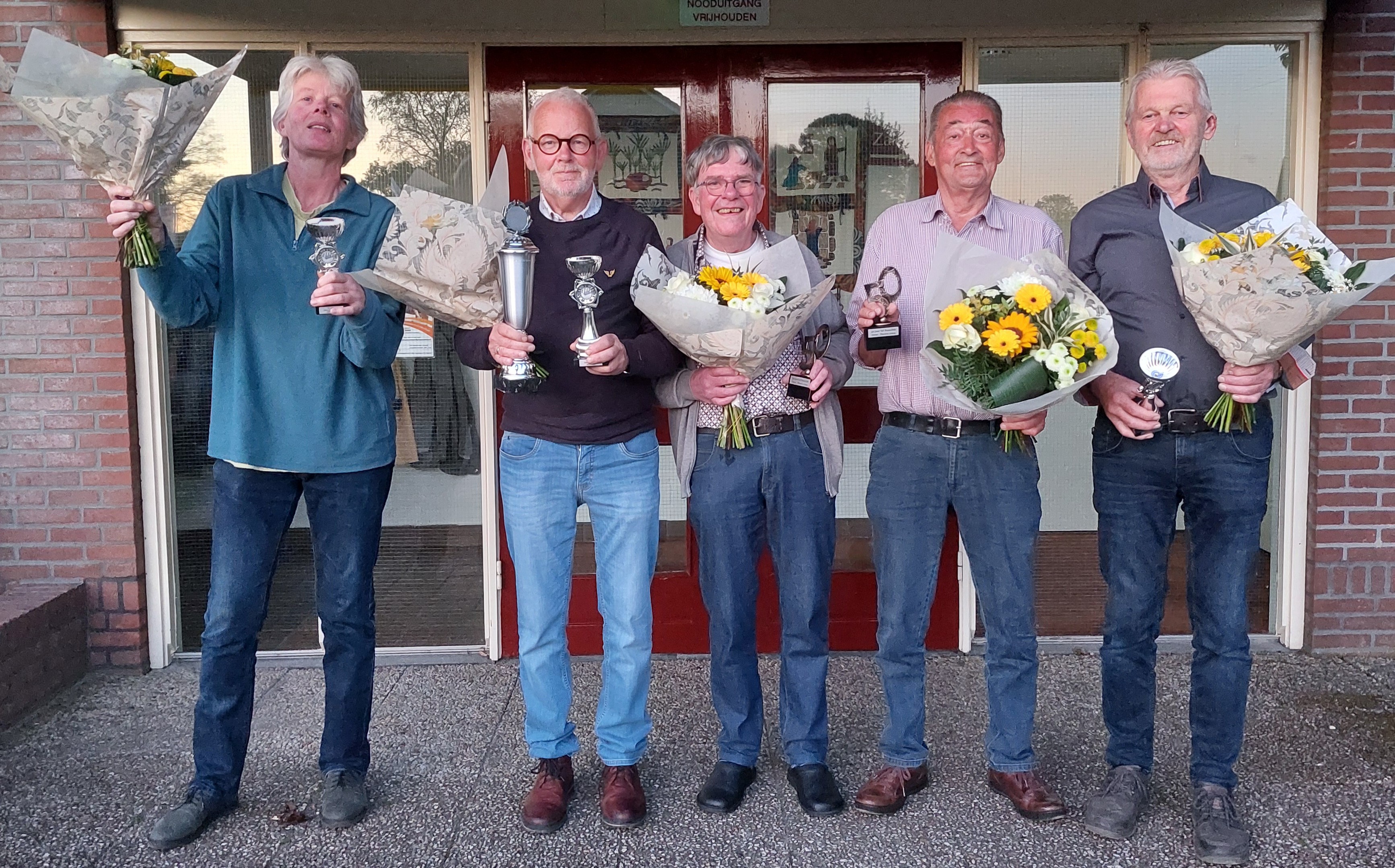 Foto: Prijswinnaars Damclub Hoorn