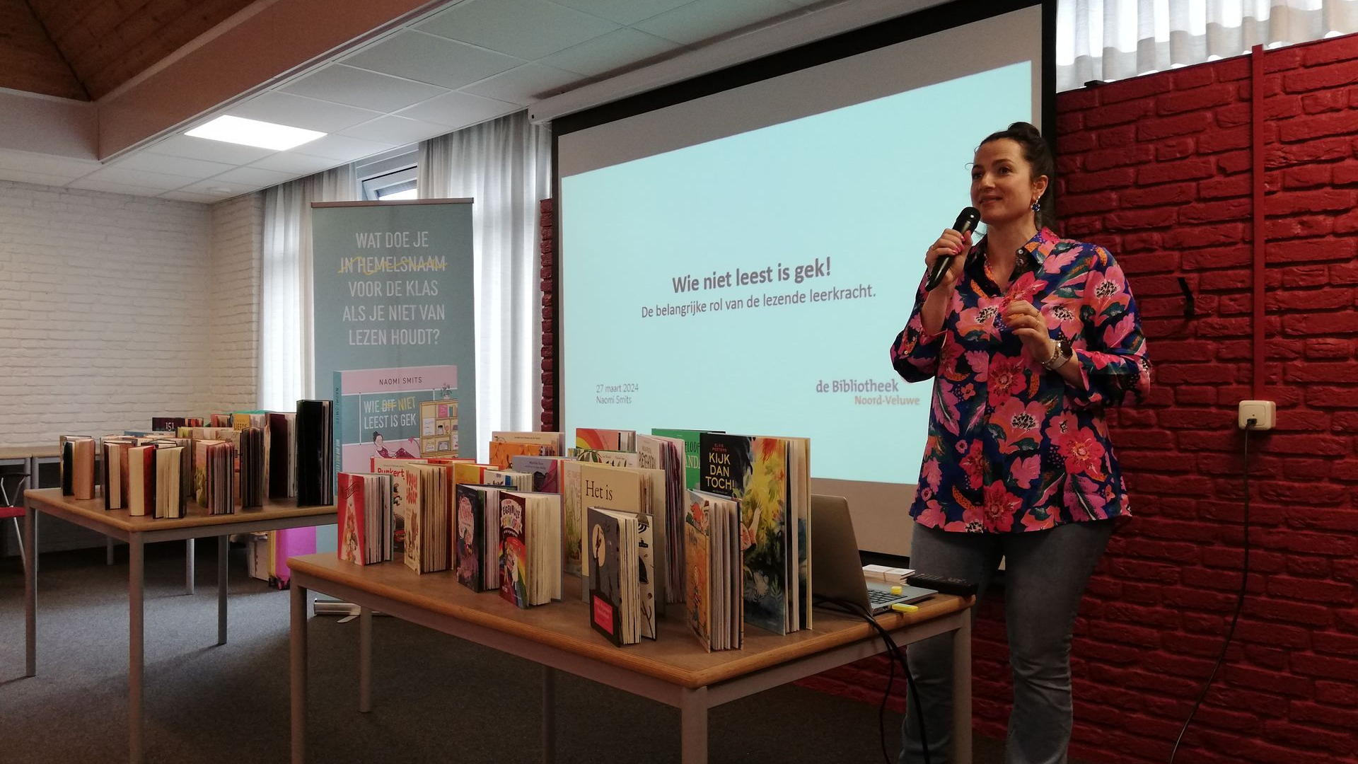 Foto: WIE NIET LEEST IS GEKBieb pookt leesvuur bij leerkrachten op