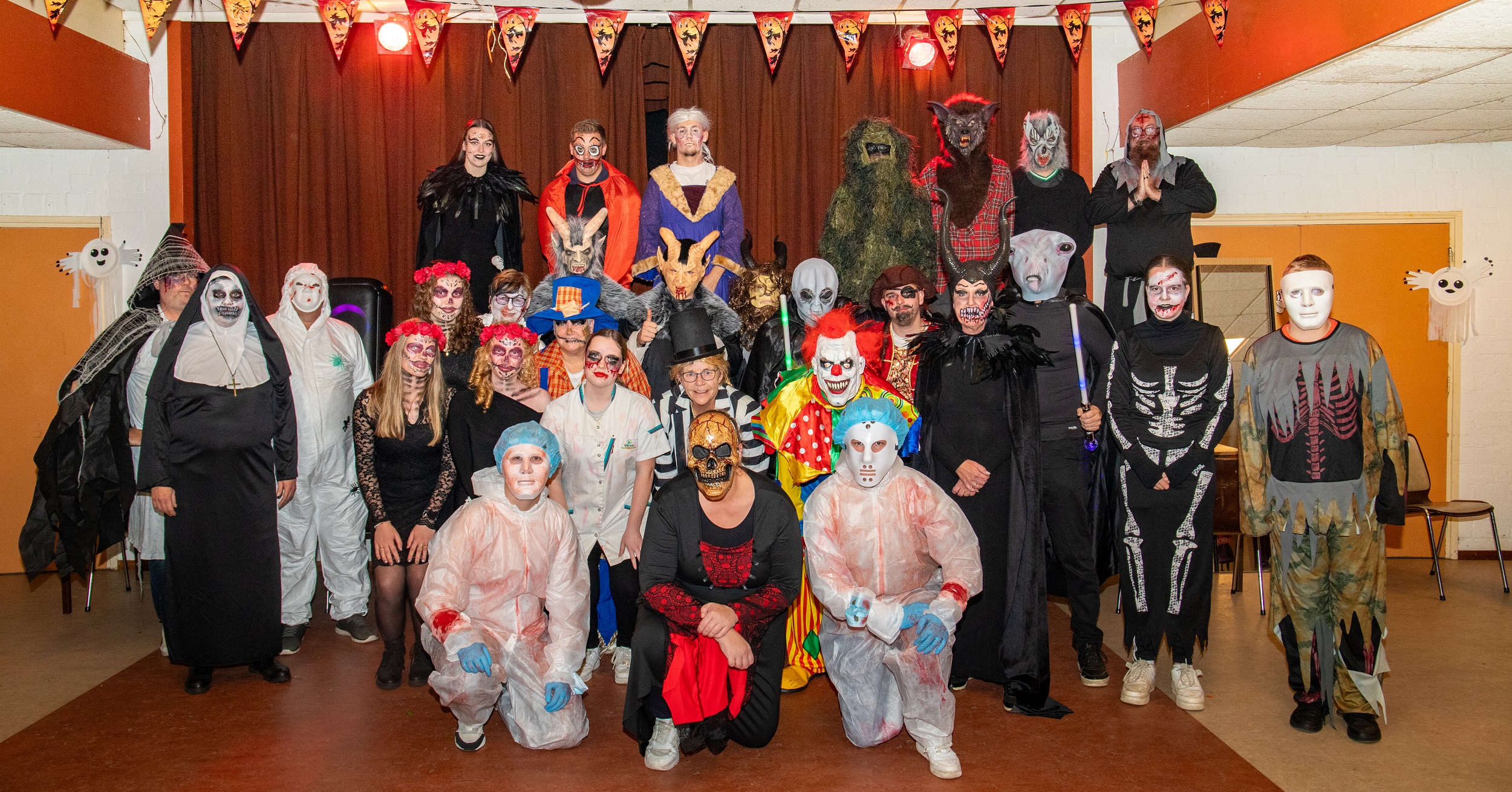 Foto: Angstaanjagend Succesvolle Halloween Spooktocht bij de "Kouwenaar"