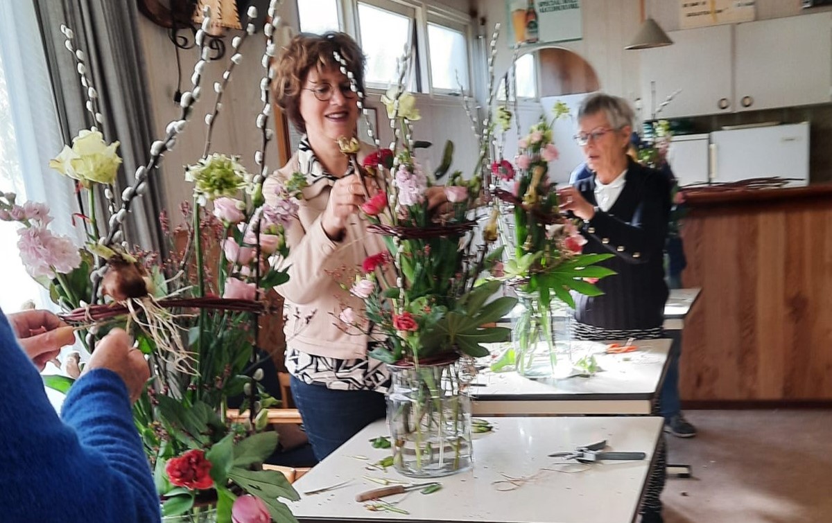 Foto: Cursus Groen decoreren in De Buurthoeve Epe