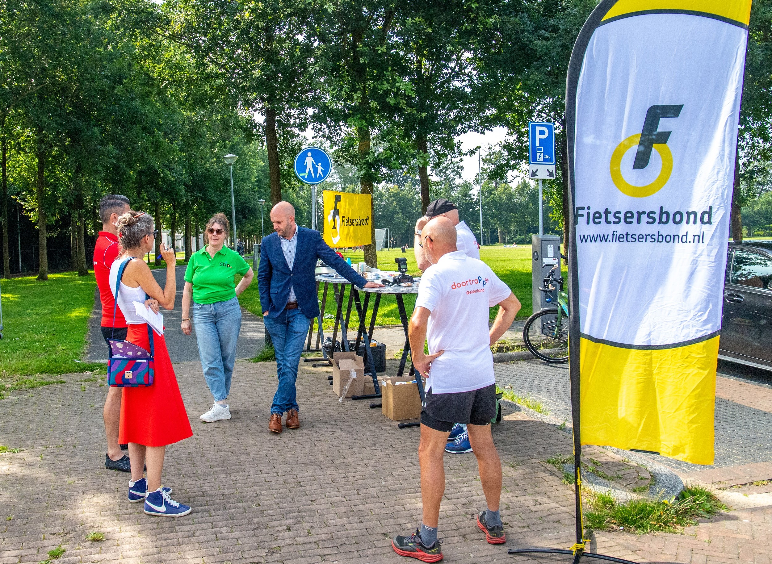 Foto: Succesvol Fietsparcours in het van Meurspark: Veilig Fietsen in Heerde