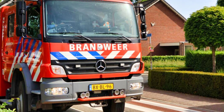 Foto: Brand in metaalbedrijf in Hapert