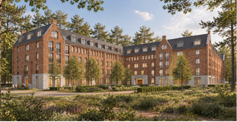 Foto: SchipVast en FAMARO willen woonzorgcomplex en hospice realiseren op voormalig kloosterterrein Maranatha in Duizel