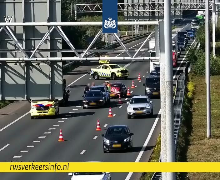 Ongeval met drie voertuigen op A58 bij knooppunt Batadorp