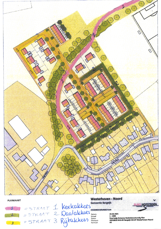 Foto: Drie nieuwe straatnamen voor Westerhoven Noord