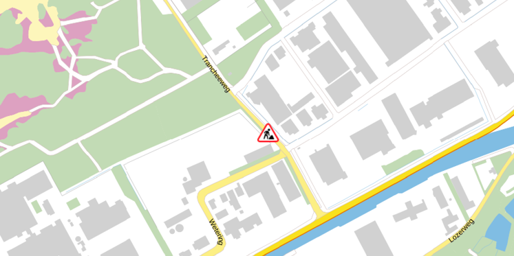 Foto: Trancheeweg in Weert drie dagen afgesloten voor asfaltwerk, omleiding via Budel