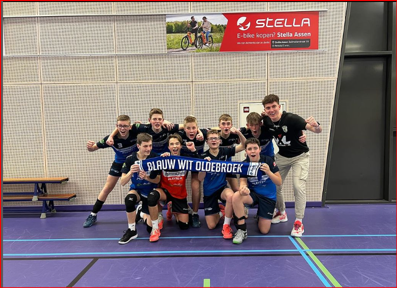 Foto: Combinatieteams van Blauw Wit en EVV naar finale NOJK