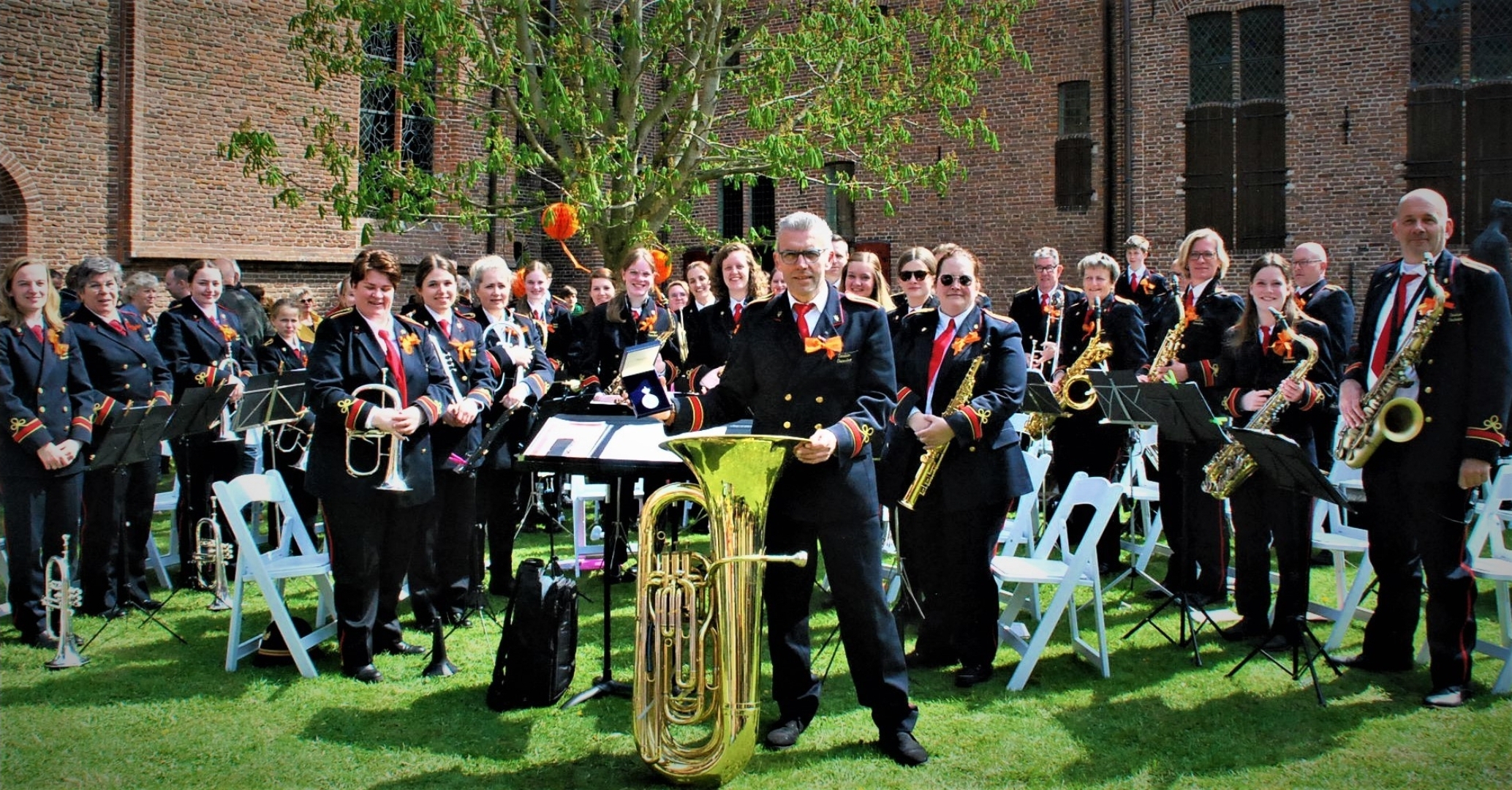 Foto: Henk van de Werfhorst is benoemd tot erevoorzitter van Excelsior Oostendorp