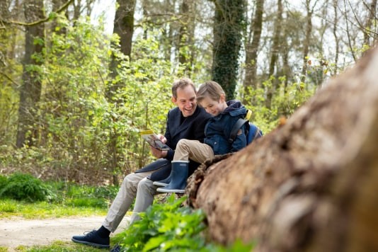 Foto: Ontdekkingstocht voor kinderen op landgoed De Dellen