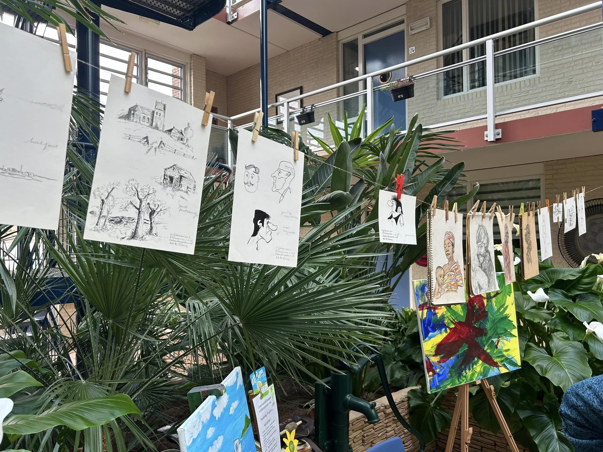 Foto: Gezelligheid bij het Palaver