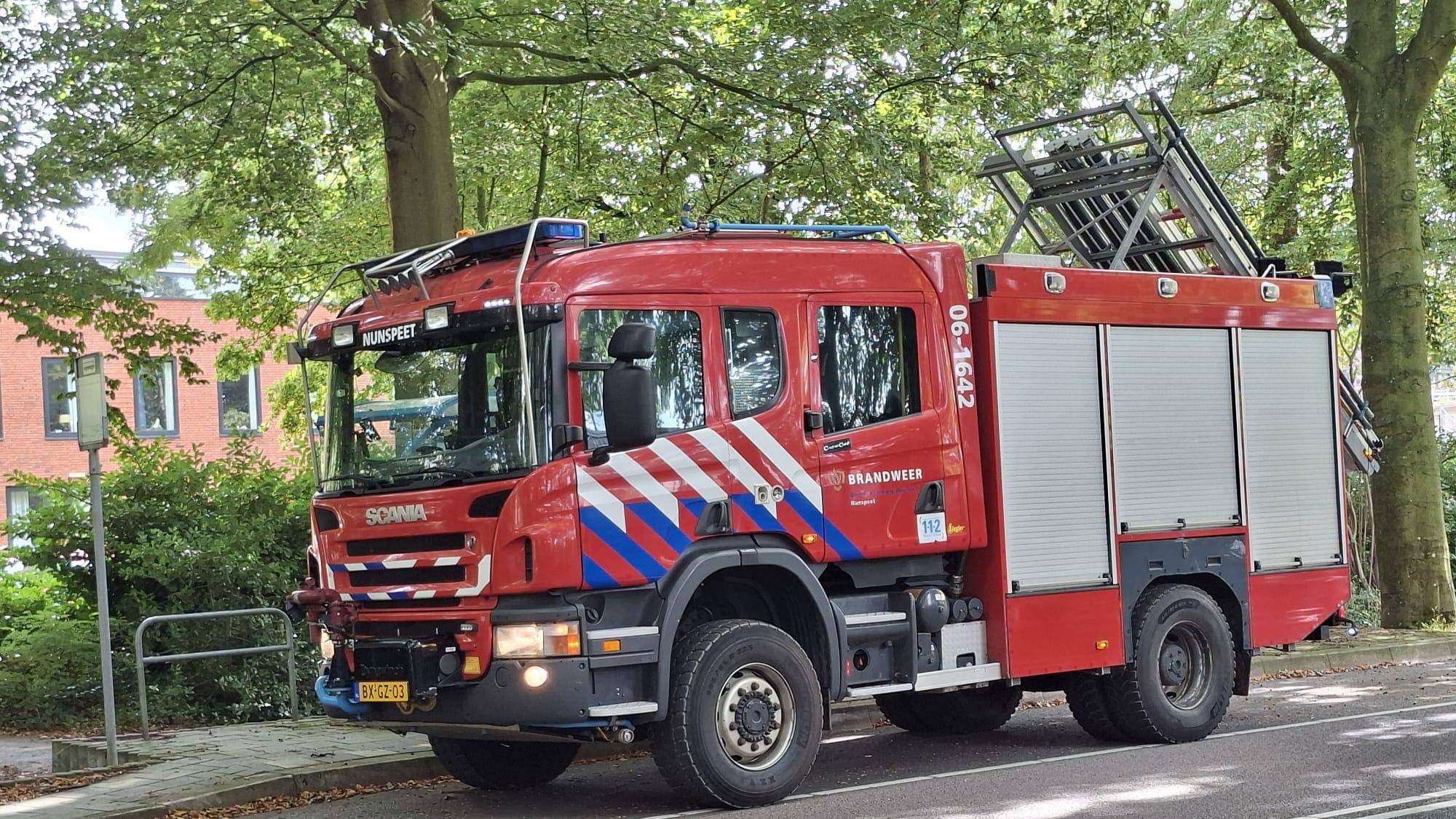 Bosbrand bij Barneveld: 'Vermoedelijk aangestoken'