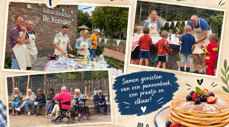 Pannenkoeken, praatjes en verbinding in Oosterwolde