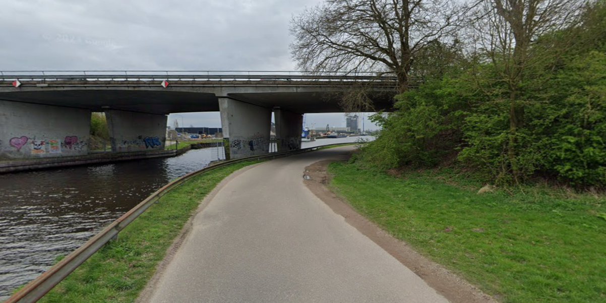 Foto: Arkersluisweg maanden eerder dicht voor auto’s en vrachtverkeer