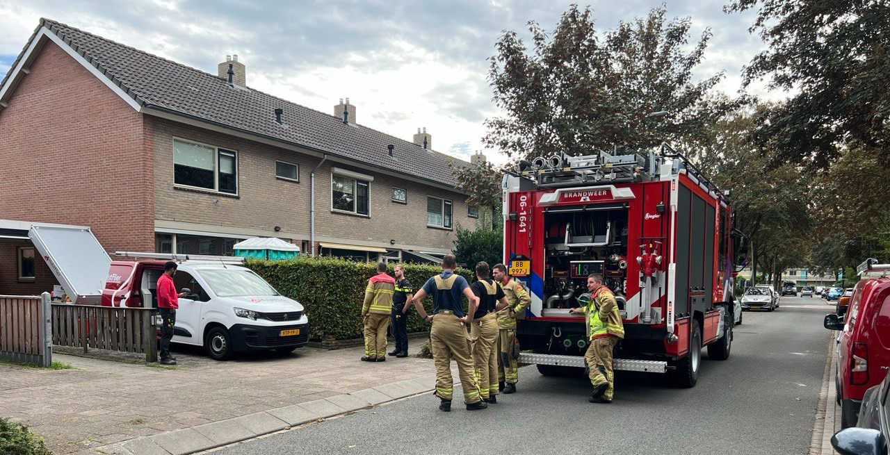 Gasleiding geraakt bij werkzaamheden in een woning