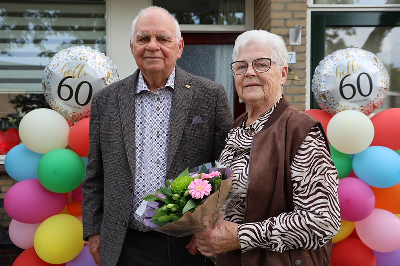 Echtpaar Groeneveld 60 jaar getrouwd