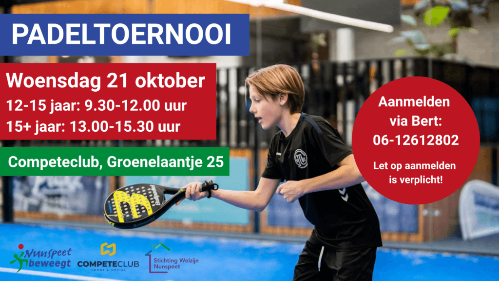 Padeltoernooi jongeren