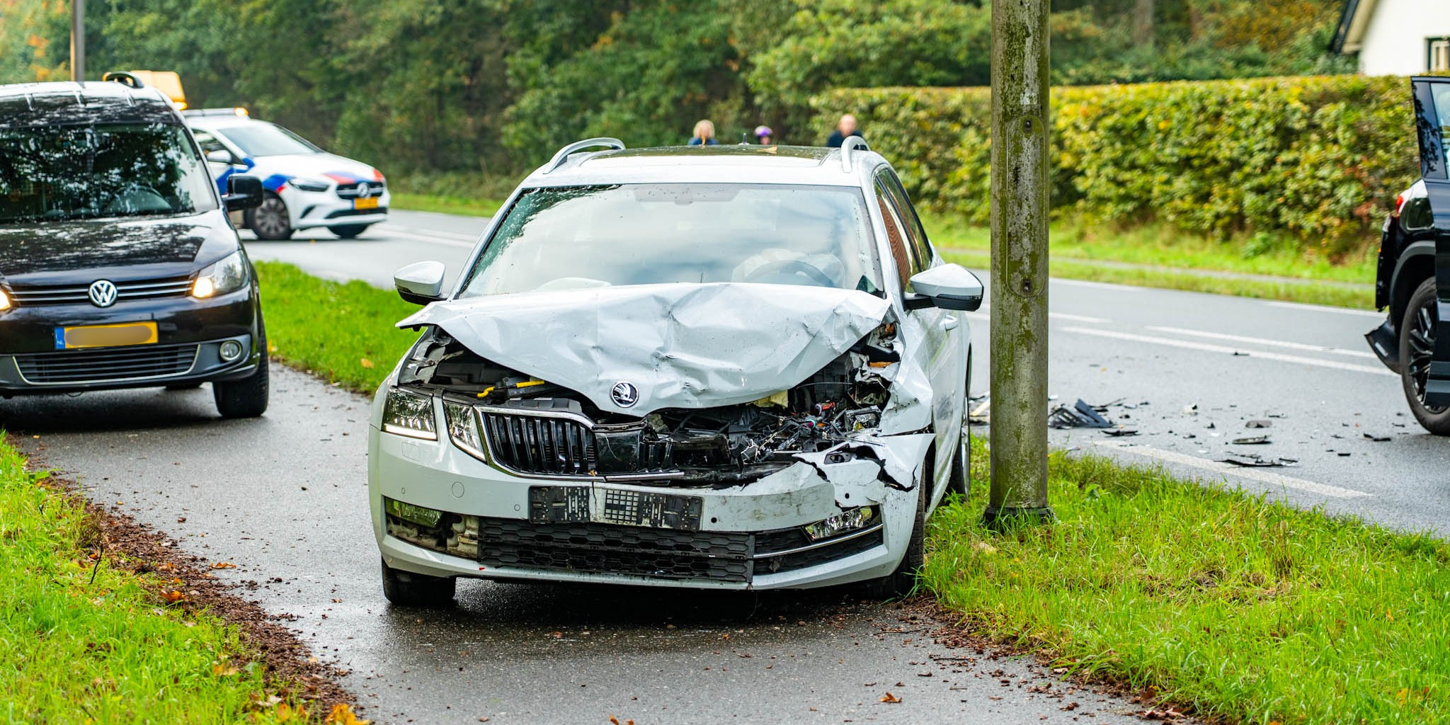 Gewonde bij kop-staartbotsing tussen Putten en Ermelo