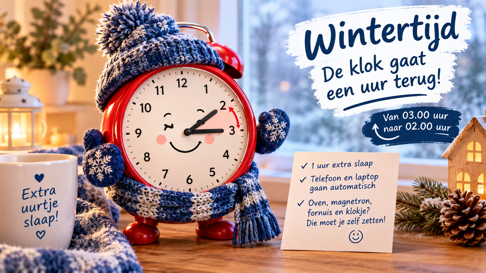 Foto: Wintertijd: een uurtje extra slapen