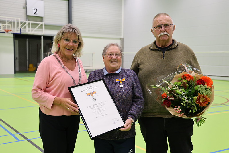 Harmke Van de Werfhorst receives royal honor at Badminton '80