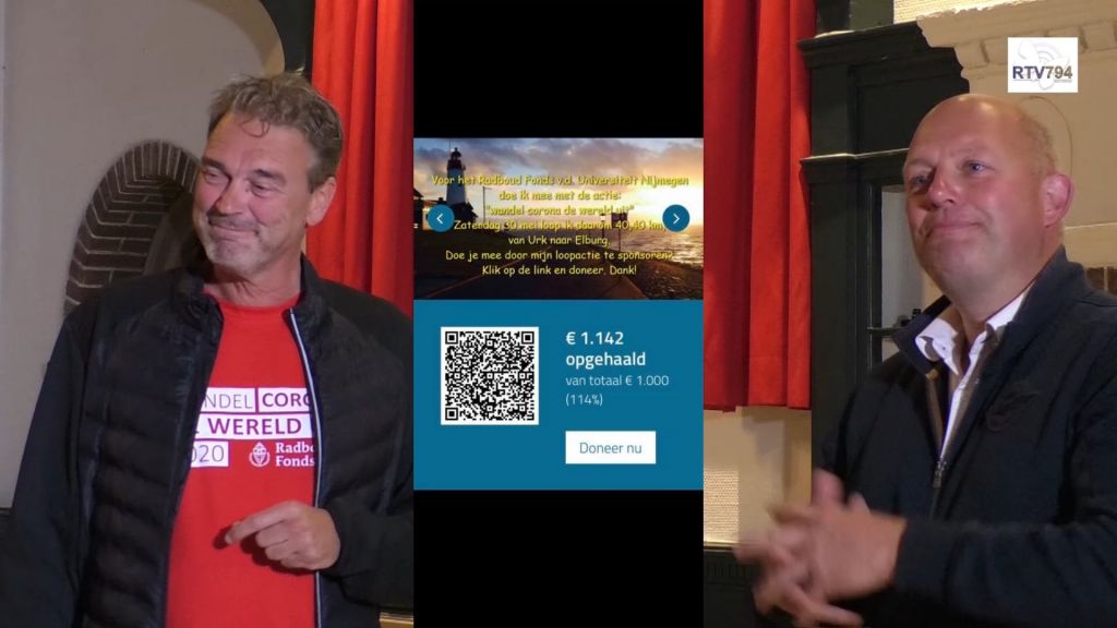 Foto: Zwier stemt toe in gezamenlijke sponsorloop met Frits