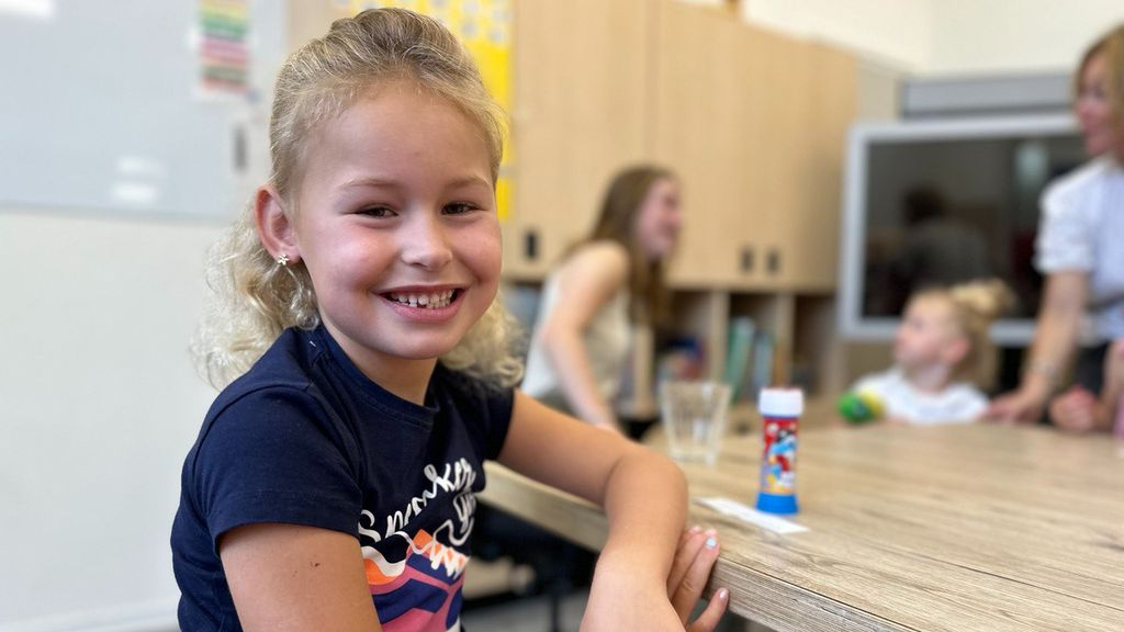 Foto: De scholen zijn weer begonnen: 'Beetje rust thuis'