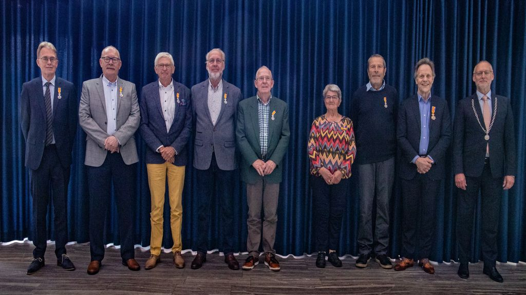 Foto: Acht inwoners gemeente Epe ontvangen een lintje
