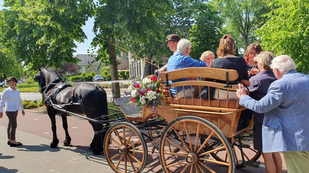 Foto: Er reed een koets door Heerde