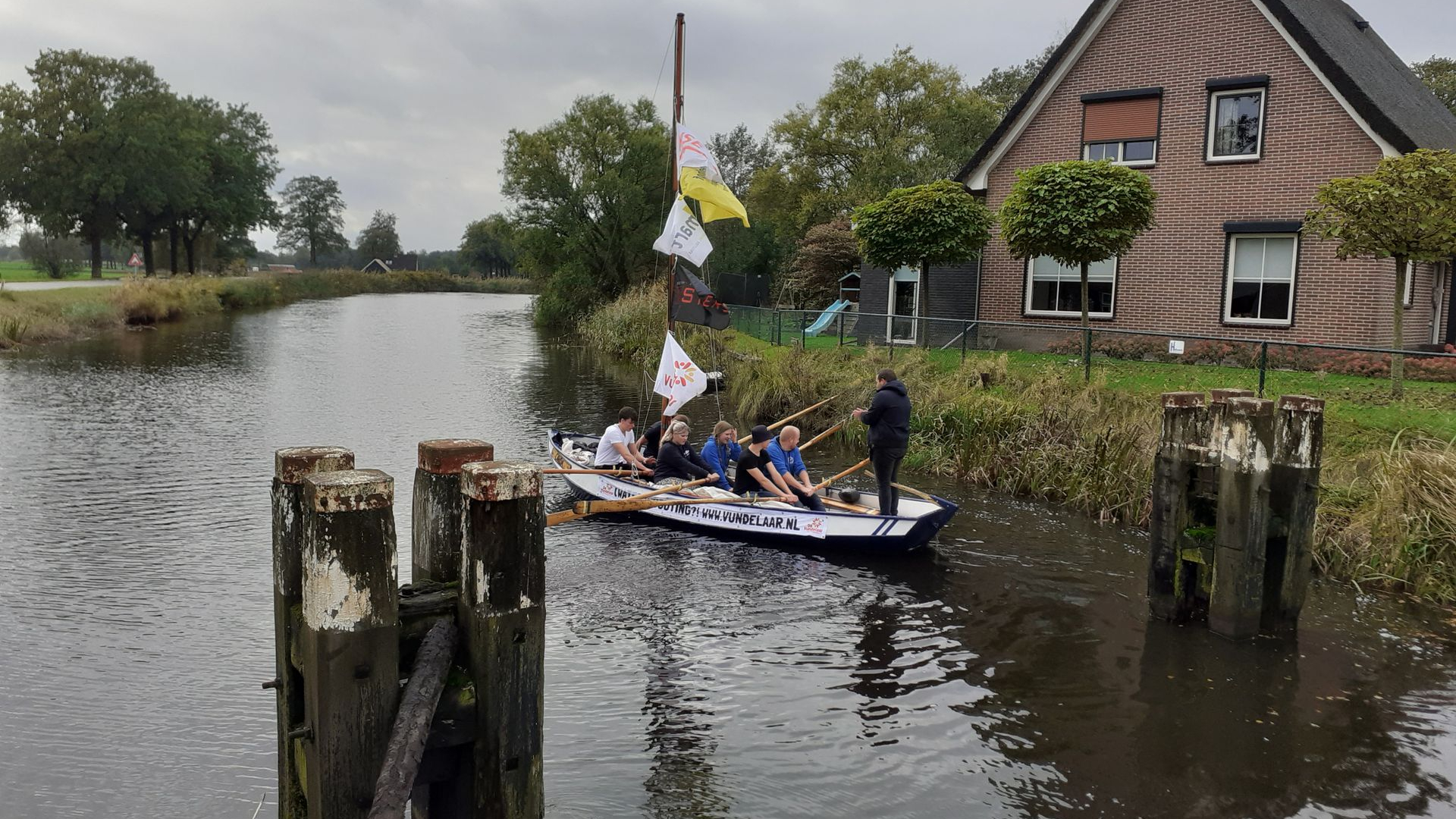 Foto: Waterscouts De Vundelaar zijn een bijzondere uitdaging aangegaan