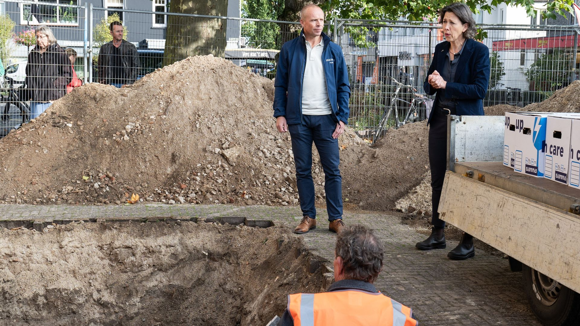 Foto: Herbegraving botresten centrum Vaassen