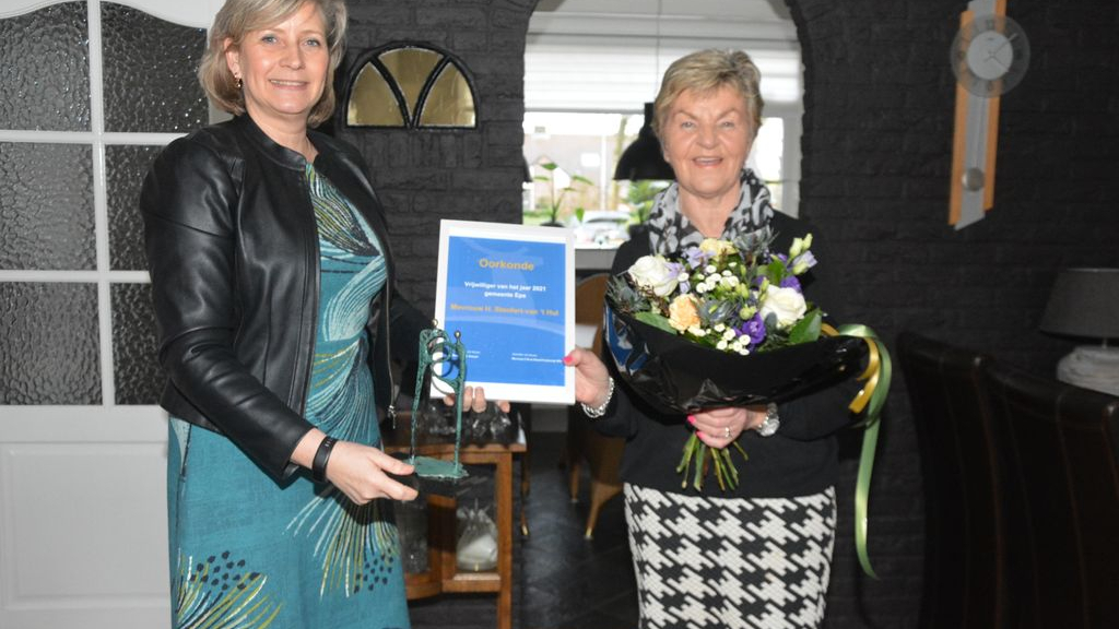 Foto: Hillie Stenfert Vrijwilliger van het Jaar